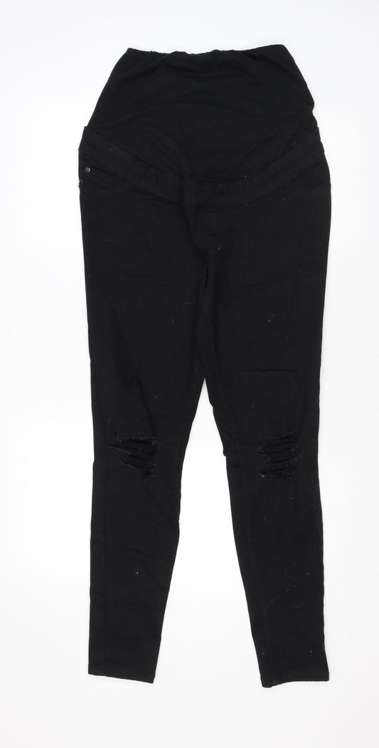 New Look Womens Black Cotton Jegging Jeans Size 10 L28 in Regular - Lift & Shape