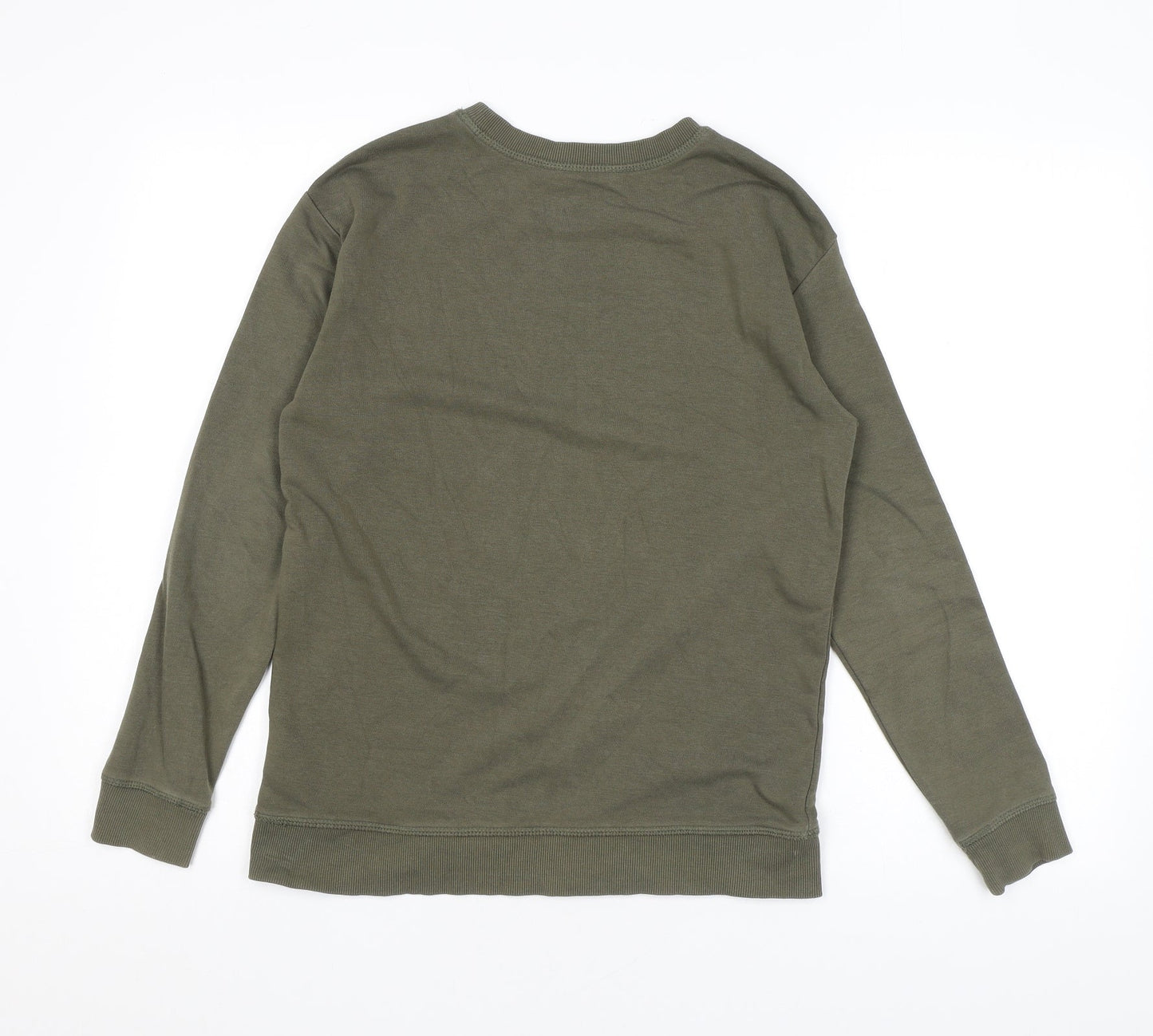 H&M Boys Green Cotton Pullover Sweatshirt Size 10 Years Pullover - Video Games