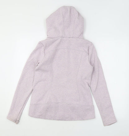 Back view of 90 degree women’s pink jacket, size S, zip