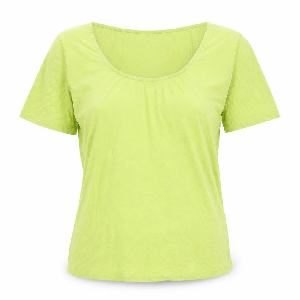 Womens UK Size L Select Green Basic T-Shirt