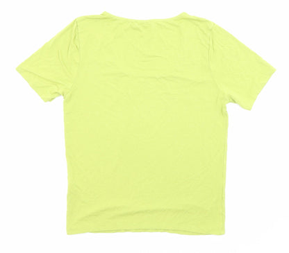 Womens UK Size L Select Green Basic T-Shirt