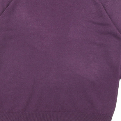 Womens UK Size 10 Marks and Spencer Purple Pullover Jumper