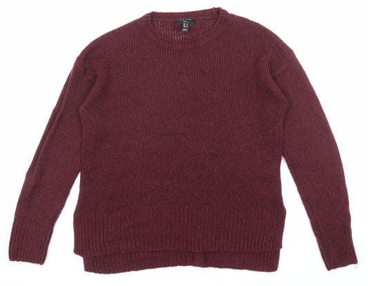 Womens UK Size S New Look Purple Pullover Jumper