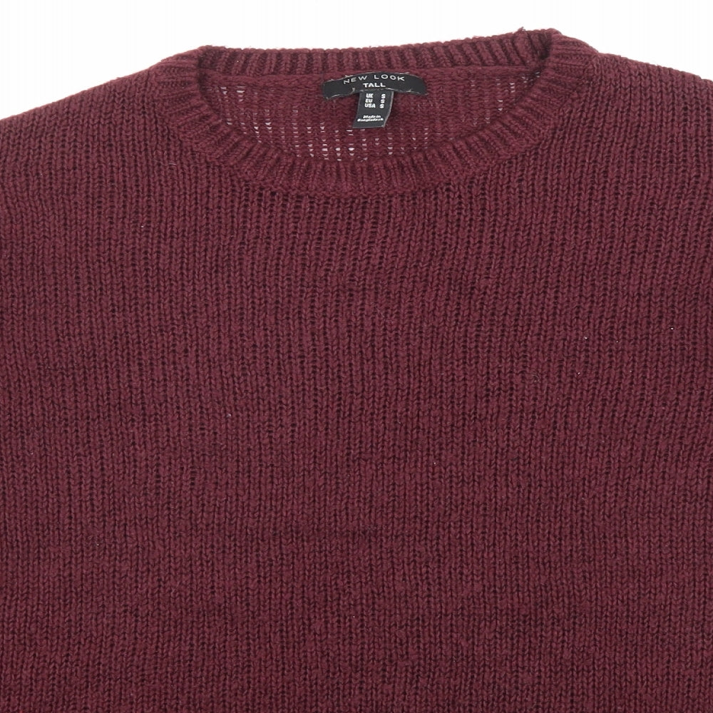 Womens UK Size S New Look Purple Pullover Jumper