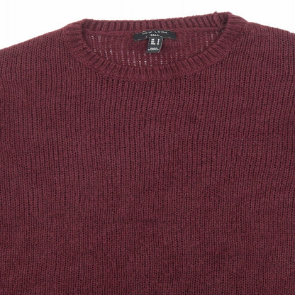 Womens UK Size S New Look Purple Pullover Jumper
