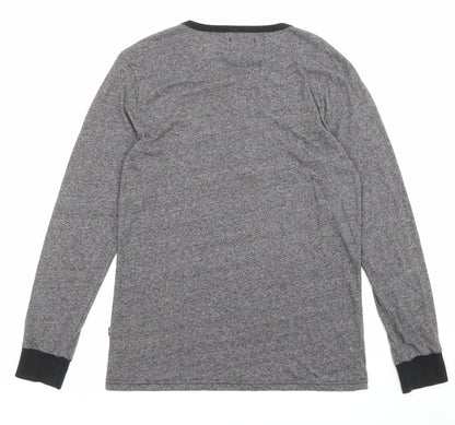 Mens UK Size S HUF Grey  T-Shirt