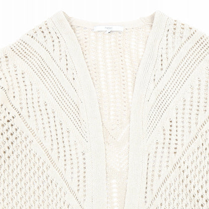 Womens UK Size S NEXT Beige Cardigan Jumper