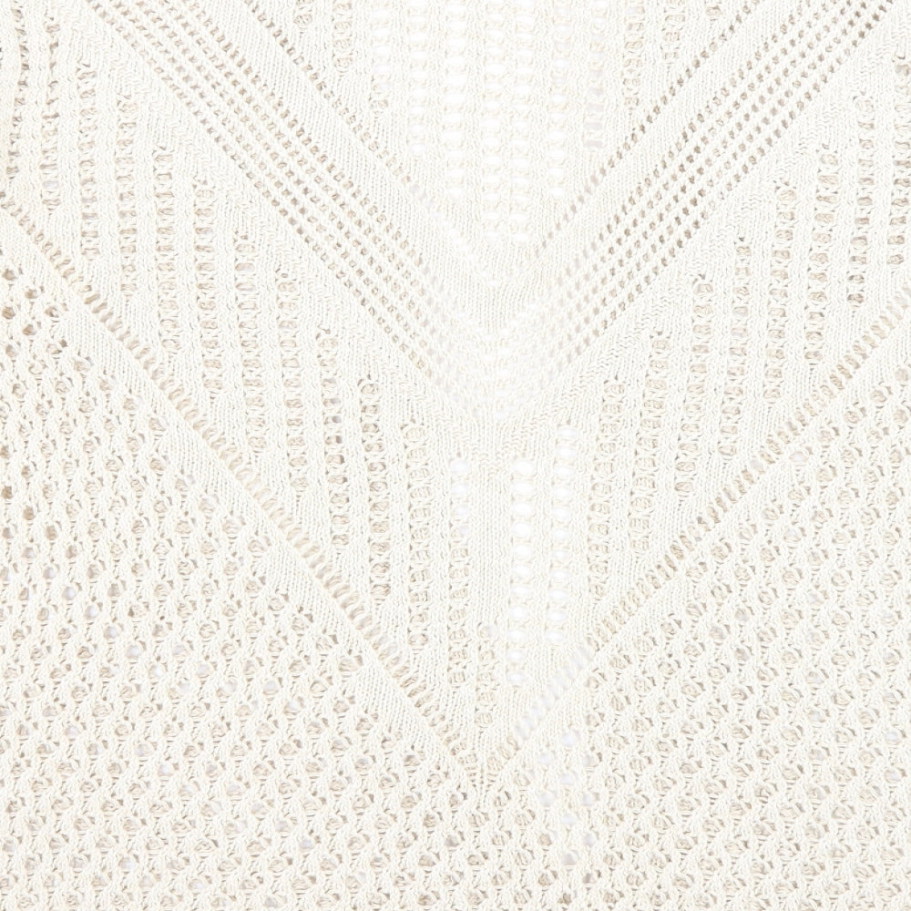 Womens UK Size S NEXT Beige Cardigan Jumper