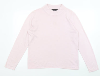 Womens UK Size M Bonmarché Pink Pullover Jumper
