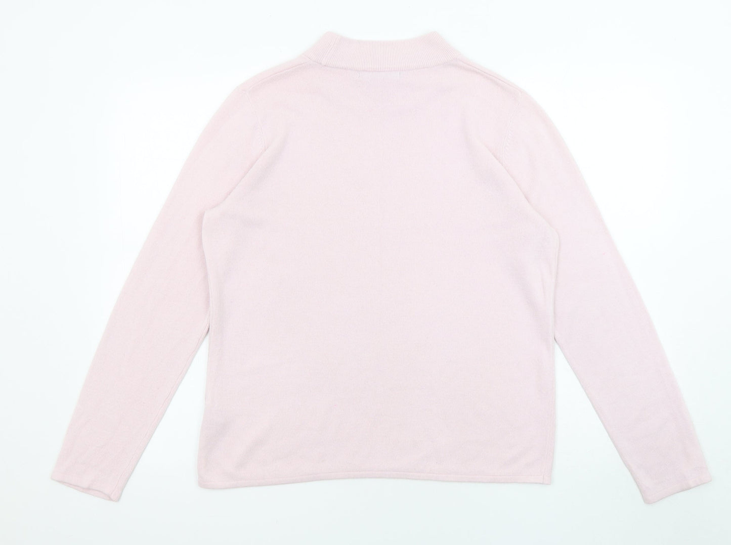 Womens UK Size M Bonmarché Pink Pullover Jumper