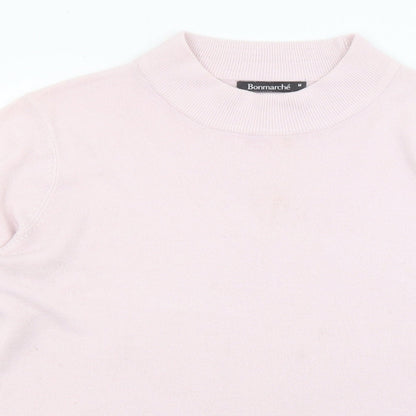 Womens UK Size M Bonmarché Pink Pullover Jumper