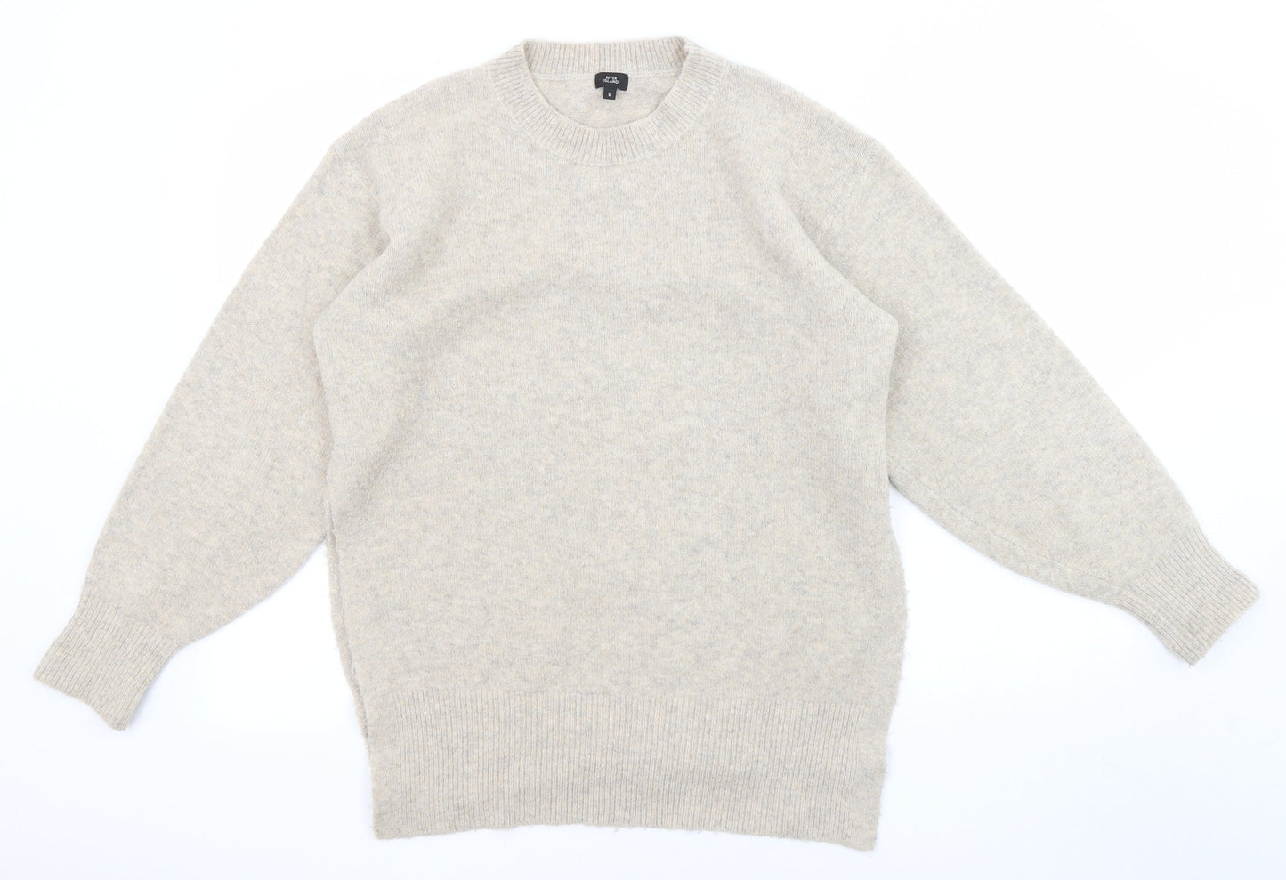 Womens UK Size S River Island Beige Pullover Jumper