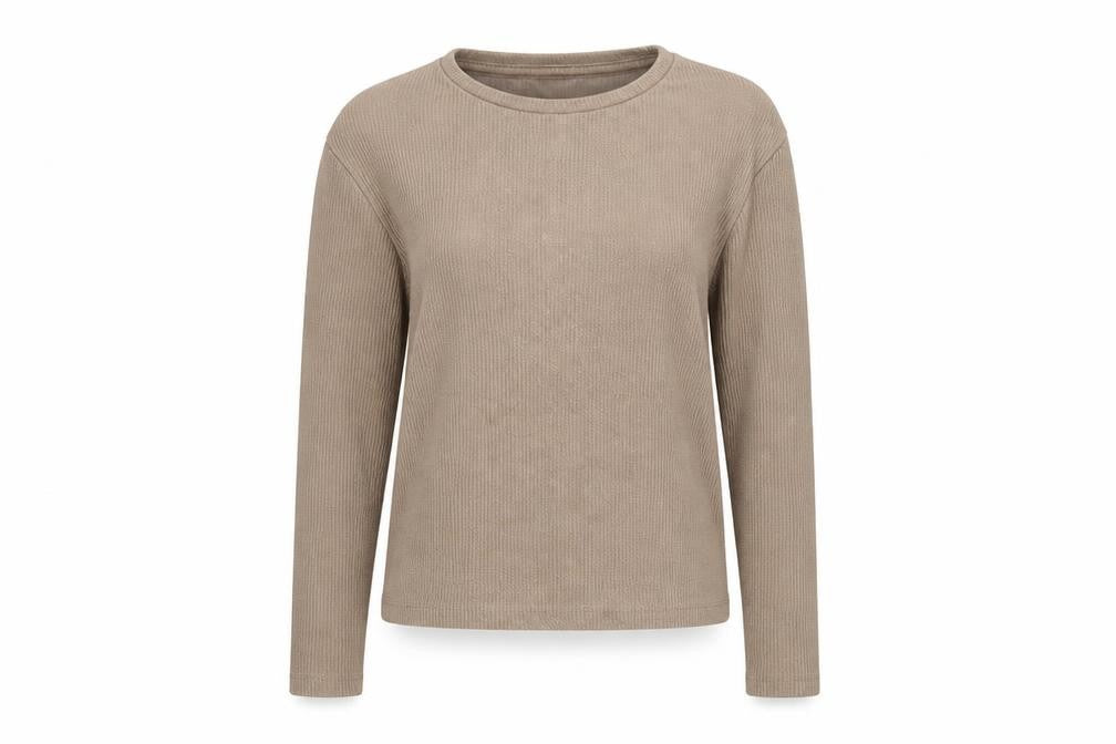 Womens UK Size M Stradivarius Brown Pullover Jumper