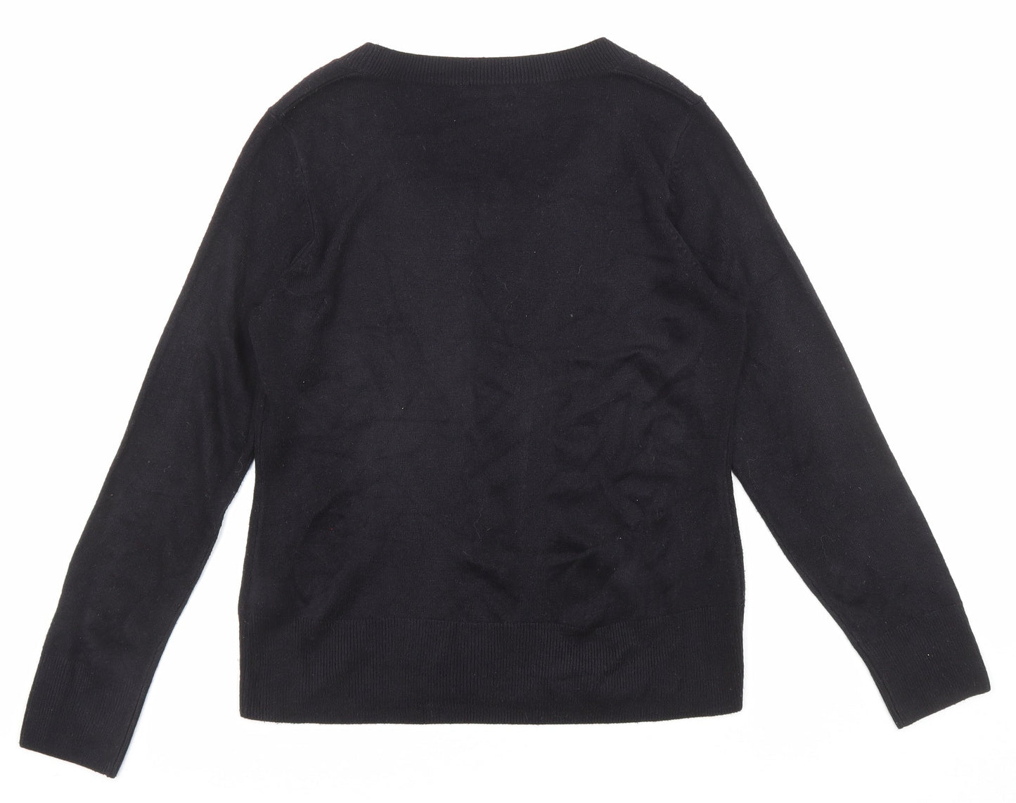 Womens UK Size 12 South Black Pullover Jumper