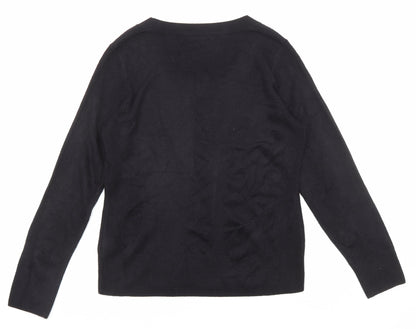 Womens UK Size 12 South Black Pullover Jumper