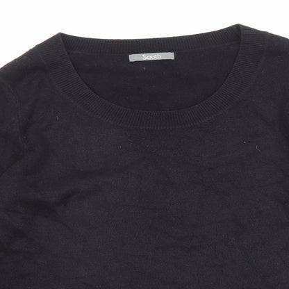 Womens UK Size 12 South Black Pullover Jumper
