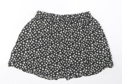 Womens UK Size S Urban renewal Black A-Line Skirt
