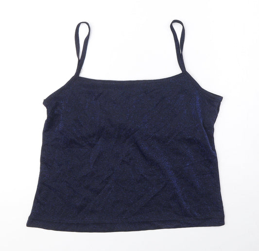 Womens UK Size L Mackays Blue Basic Blouse