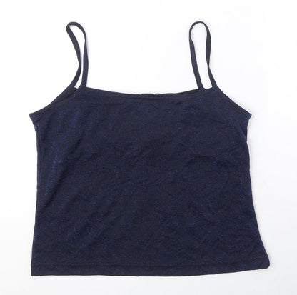 Womens UK Size L Mackays Blue Basic Blouse