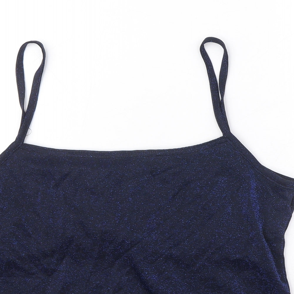 Womens UK Size L Mackays Blue Basic Blouse