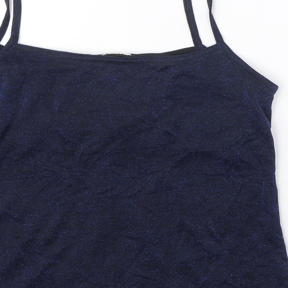 Womens UK Size L Mackays Blue Basic Blouse