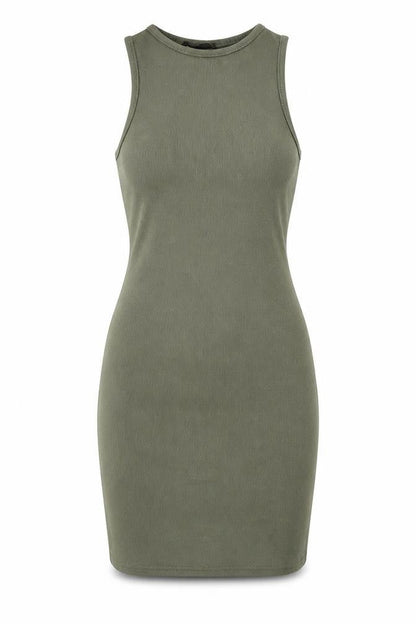 I SAW IT FIRST Womens Green Polyester Mini Size 4 Round Neck Pullover - Ribbed
