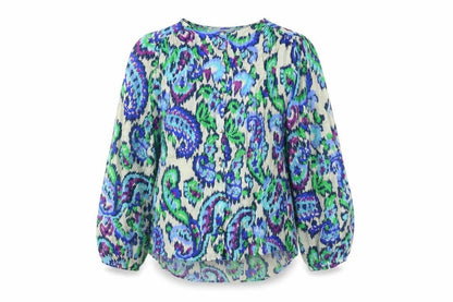 Womens UK Size XS Zara Multicoloured Basic Blouse