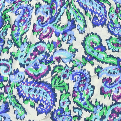 Womens UK Size XS Zara Multicoloured Basic Blouse