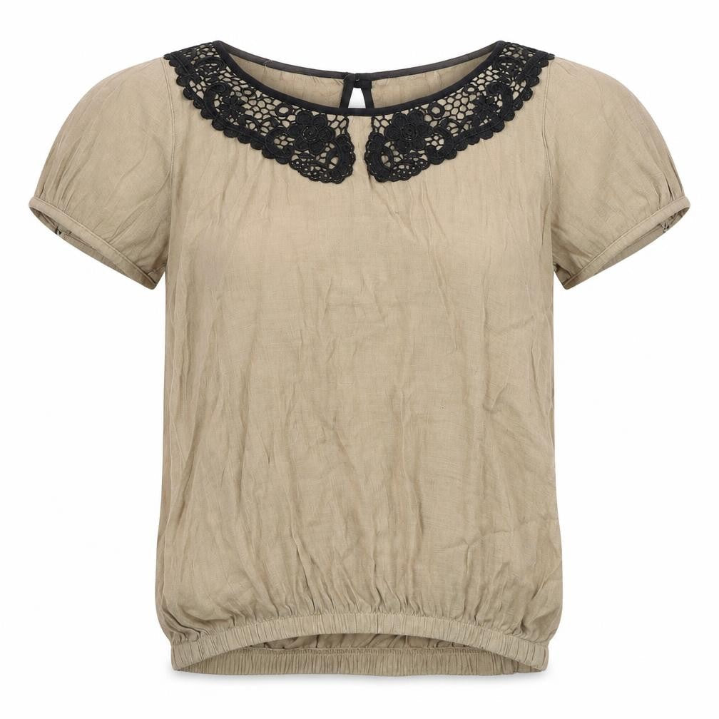 Womens UK Size 6 NEXT Brown Basic T-Shirt