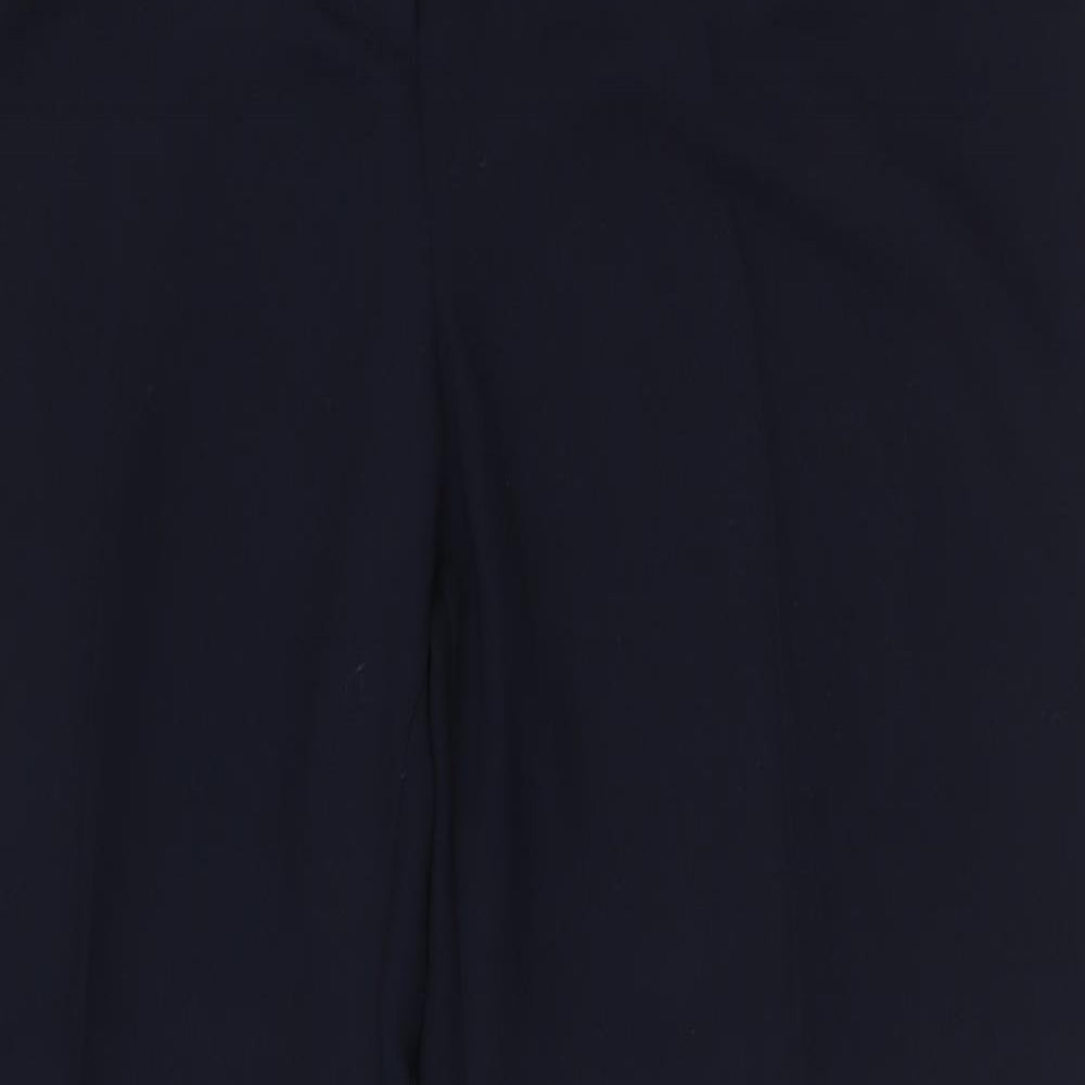 Womens UK Size 14 PLANET Regular Fit Dress Pants Blue Trousers