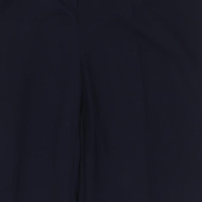 Womens UK Size 14 PLANET Regular Fit Dress Pants Blue Trousers