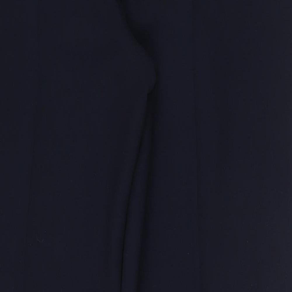 Womens UK Size 14 PLANET Regular Fit Dress Pants Blue Trousers