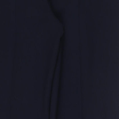 Womens UK Size 14 PLANET Regular Fit Dress Pants Blue Trousers