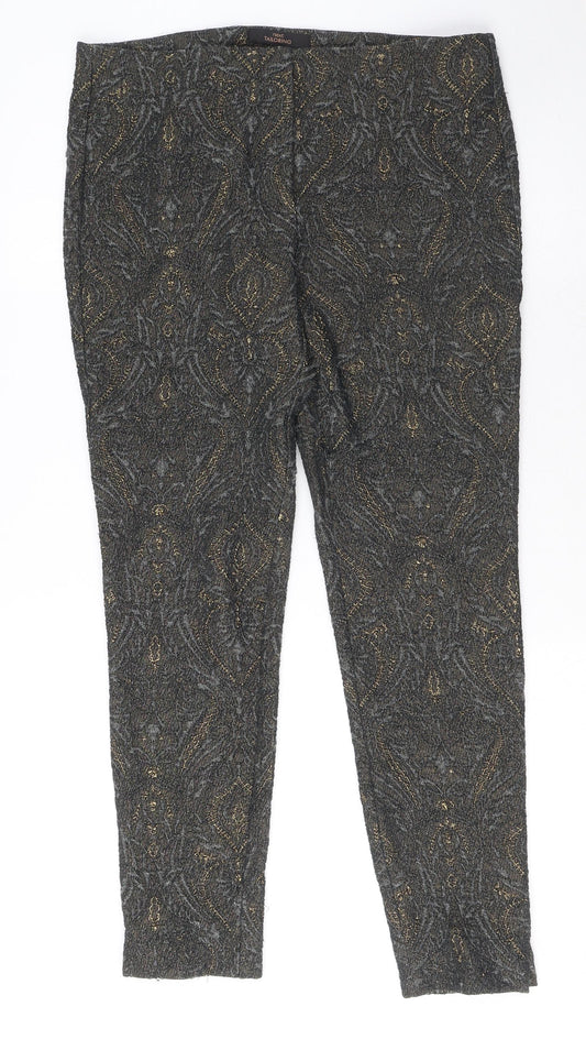 Womens UK Size 10 NEXT Regular Fit  Grey Trousers