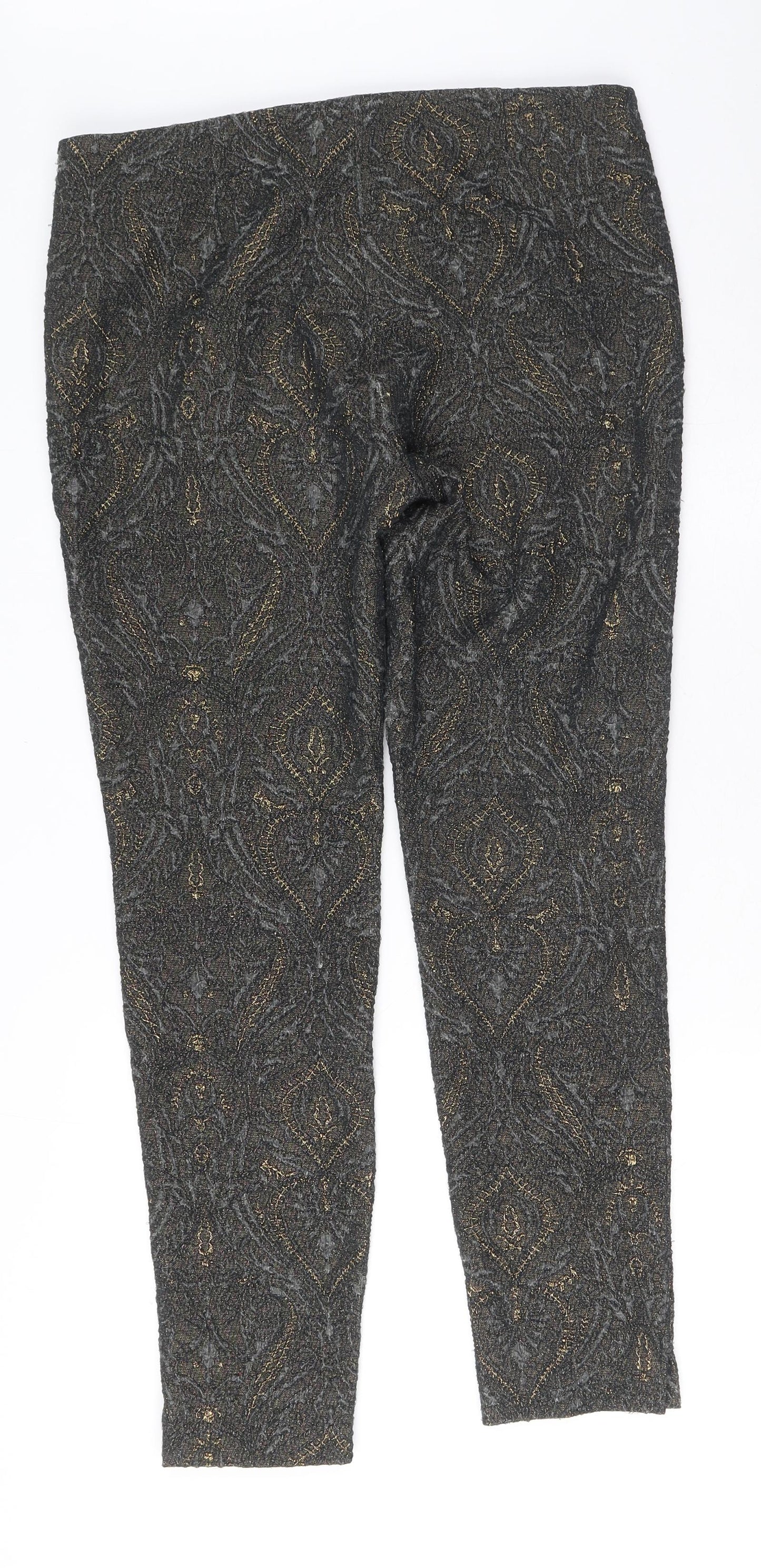Womens UK Size 10 NEXT Regular Fit  Grey Trousers
