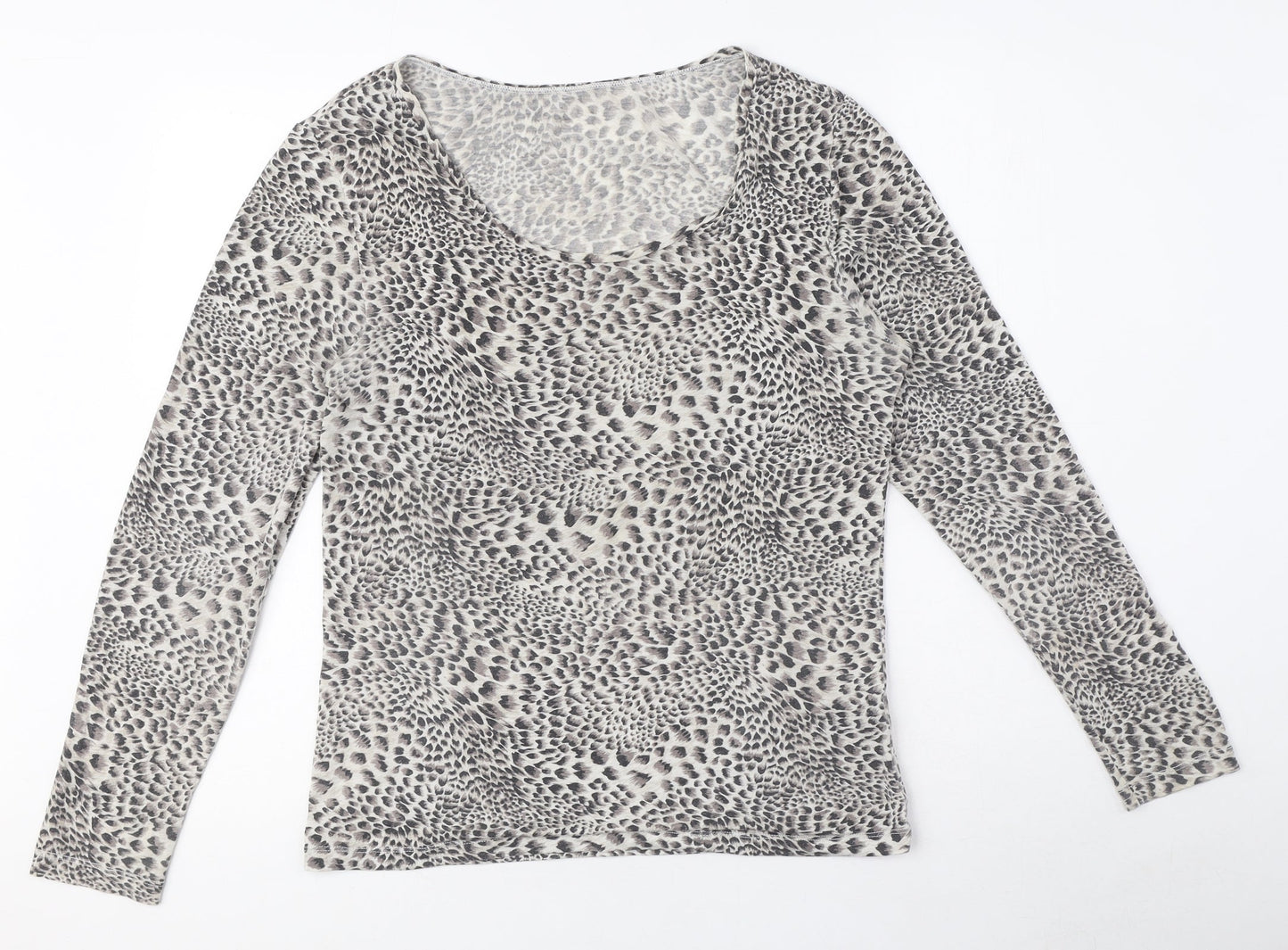 Womens UK Size 16 Marks and Spencer Grey Basic T-Shirt