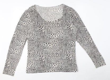 Womens UK Size 16 Marks and Spencer Grey Basic T-Shirt