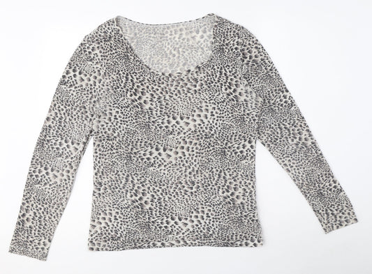 Womens UK Size 16 Marks and Spencer Grey Basic T-Shirt