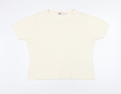Womens UK Size 18 EWM Beige Pullover Jumper