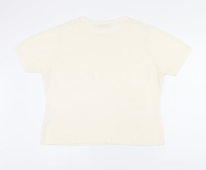 Womens UK Size 18 EWM Beige Pullover Jumper