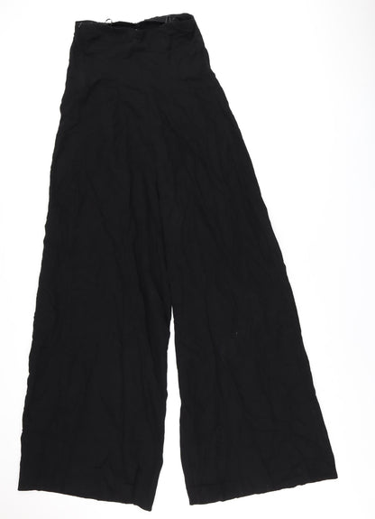 Zara Womens Black Viscose Jumpsuit One-Piece Size XS L33 in Zip