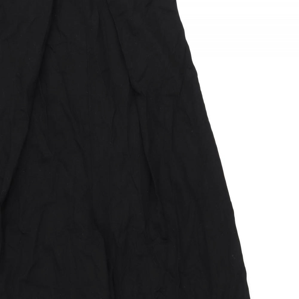 Zara Womens Black Viscose Jumpsuit One-Piece Size XS L33 in Zip