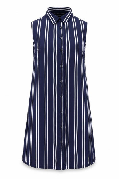 Womens UK Size 8 Boohoo Blue Basic Button-Up