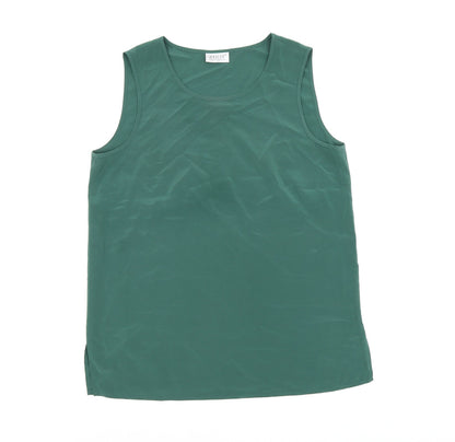 Womens UK Size 10 Basler Green Basic Tank