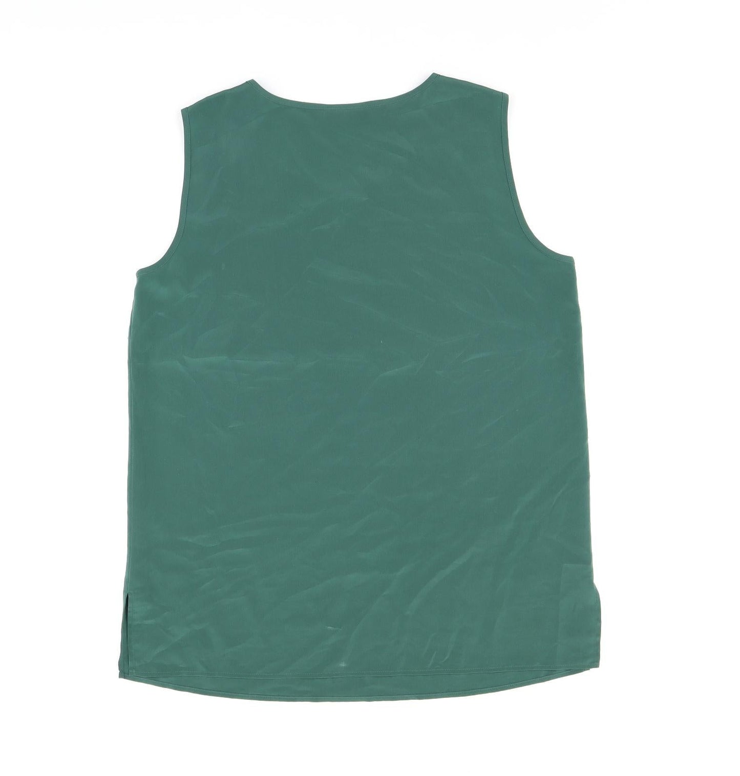 Womens UK Size 10 Basler Green Basic Tank