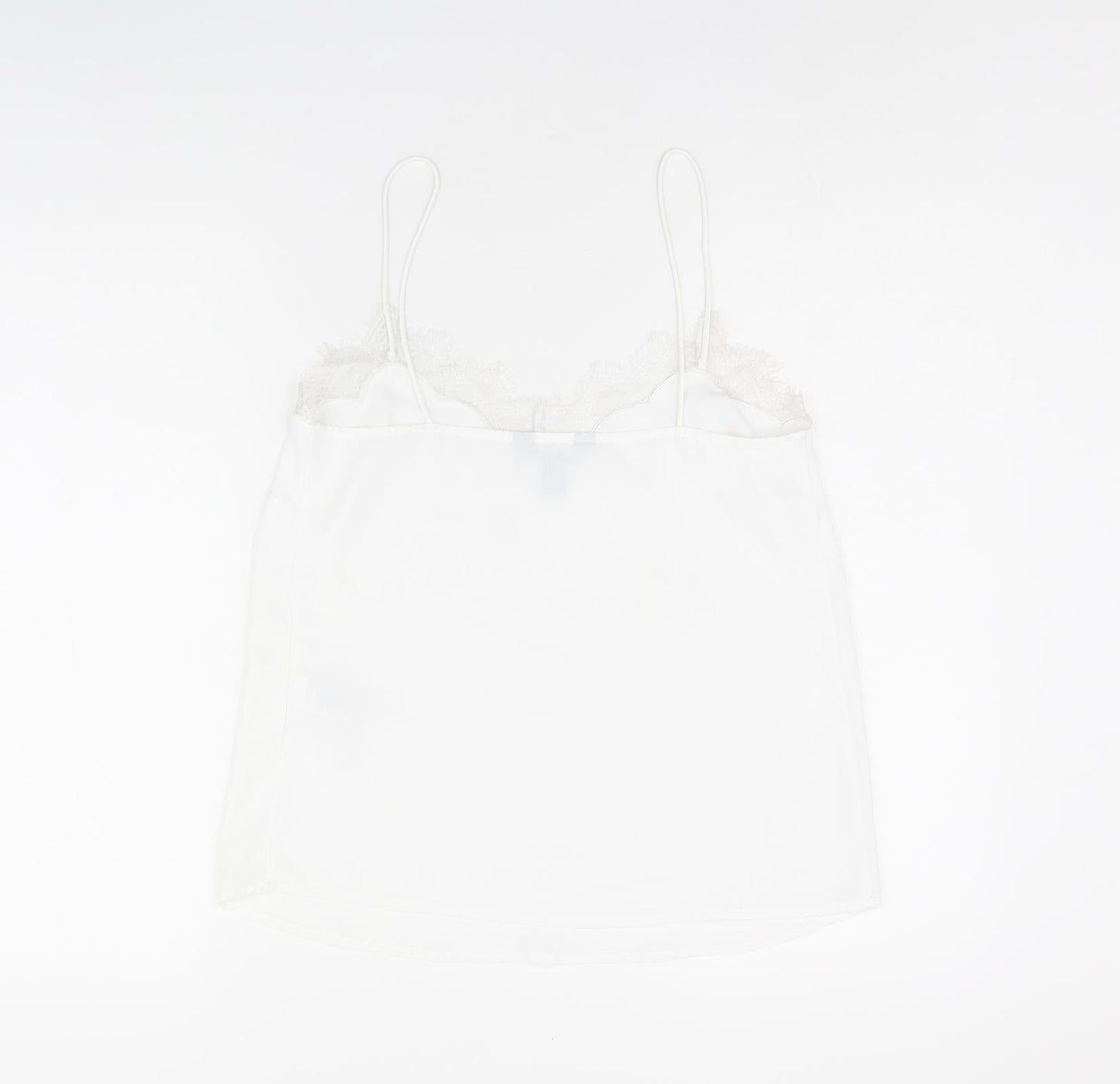 Womens UK Size 8 New Look White Camisole Tank