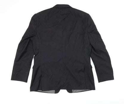 Mens UK Size 42 French Connection Regular Black Suit Jacket
