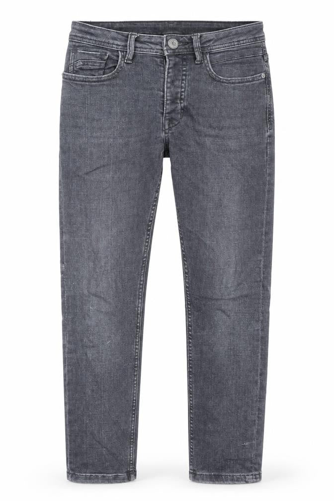 Mens UK Size 28 in Denim & Co. Regular Fit Skinny Grey Jeans