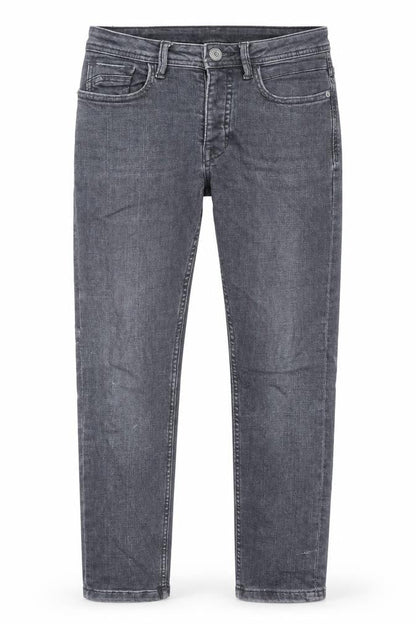 Mens UK Size 28 in Denim & Co. Regular Fit Skinny Grey Jeans