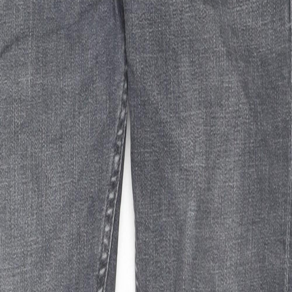 Denim & Co. Mens Grey Cotton Skinny Jeans Size 28 in L30 in Regular Zip